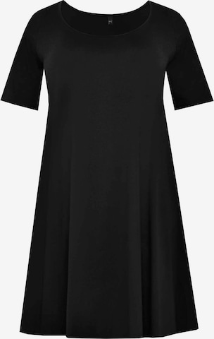 Yoek Dress in Black: front