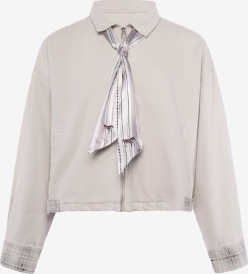 Veste mi-saison Usha en gris : devant