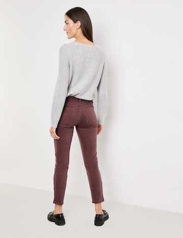 GERRY WEBER Slimfit Jeans in Rood