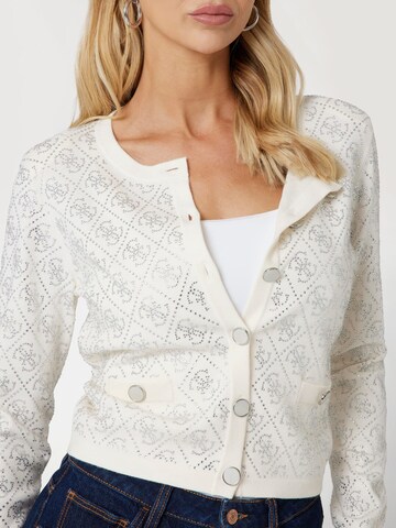 GUESS Strickjacke in Weiß