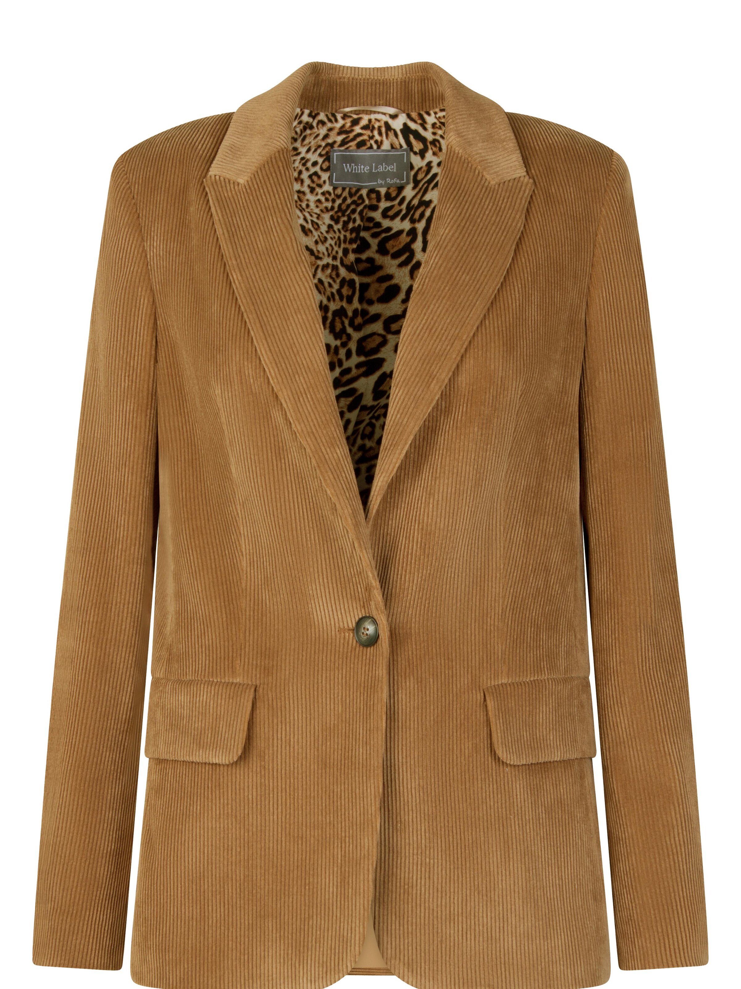 White Label by RoFa Blazer in Brown: front