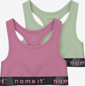 Reggiseno di NAME IT in verde: frontale