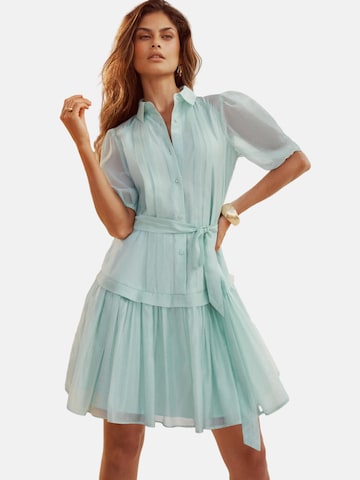 Rochie tip bluză de la Lipsy pe verde: față