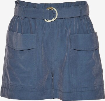 Le Temps Des Cerises Regular Pants 'GETI' in Blue: front