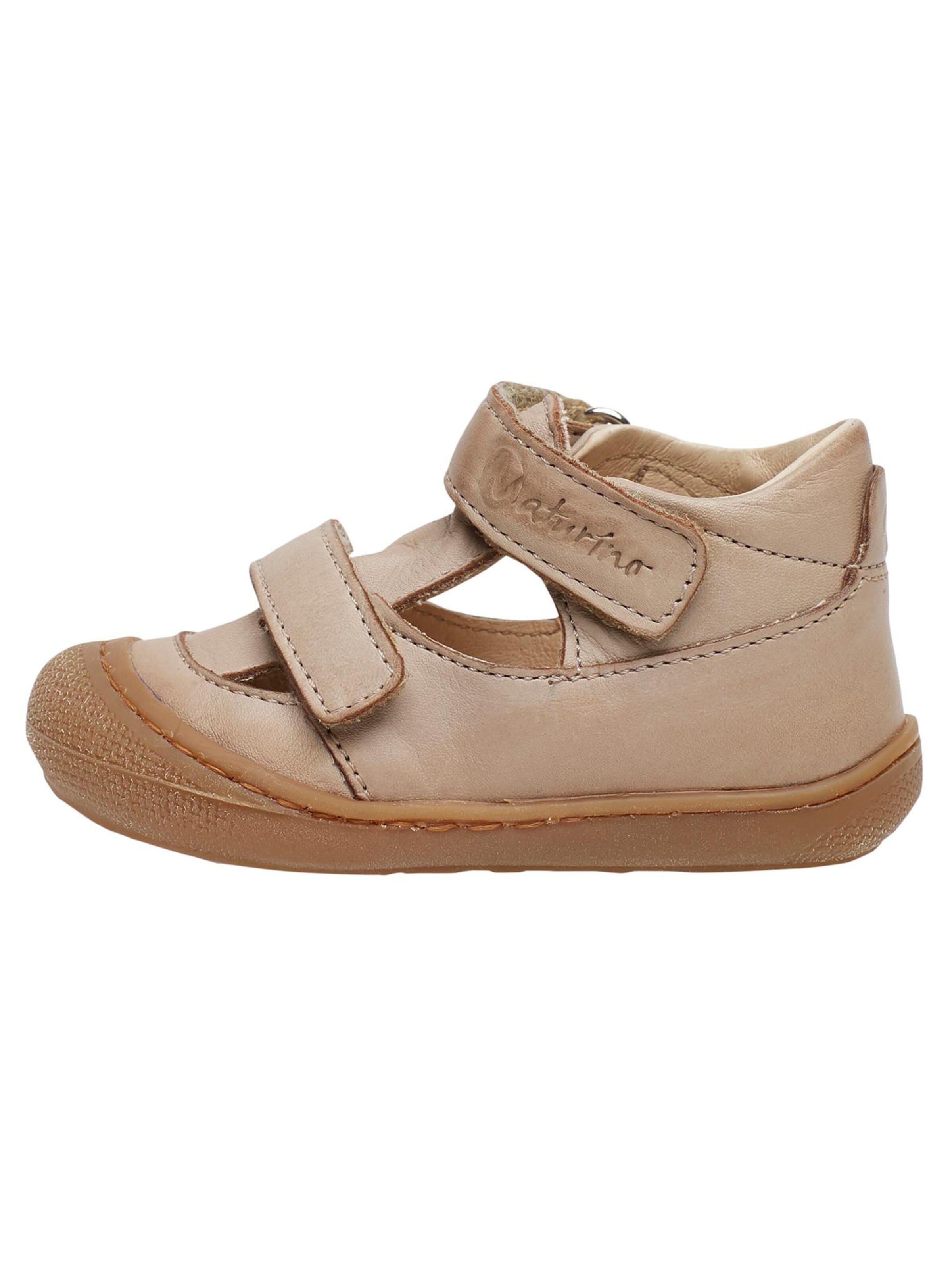 NATURINO Open shoes 'PUFFY' in Beige: front