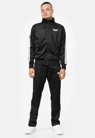 LONSDALE Joggingdragt i sort: forside