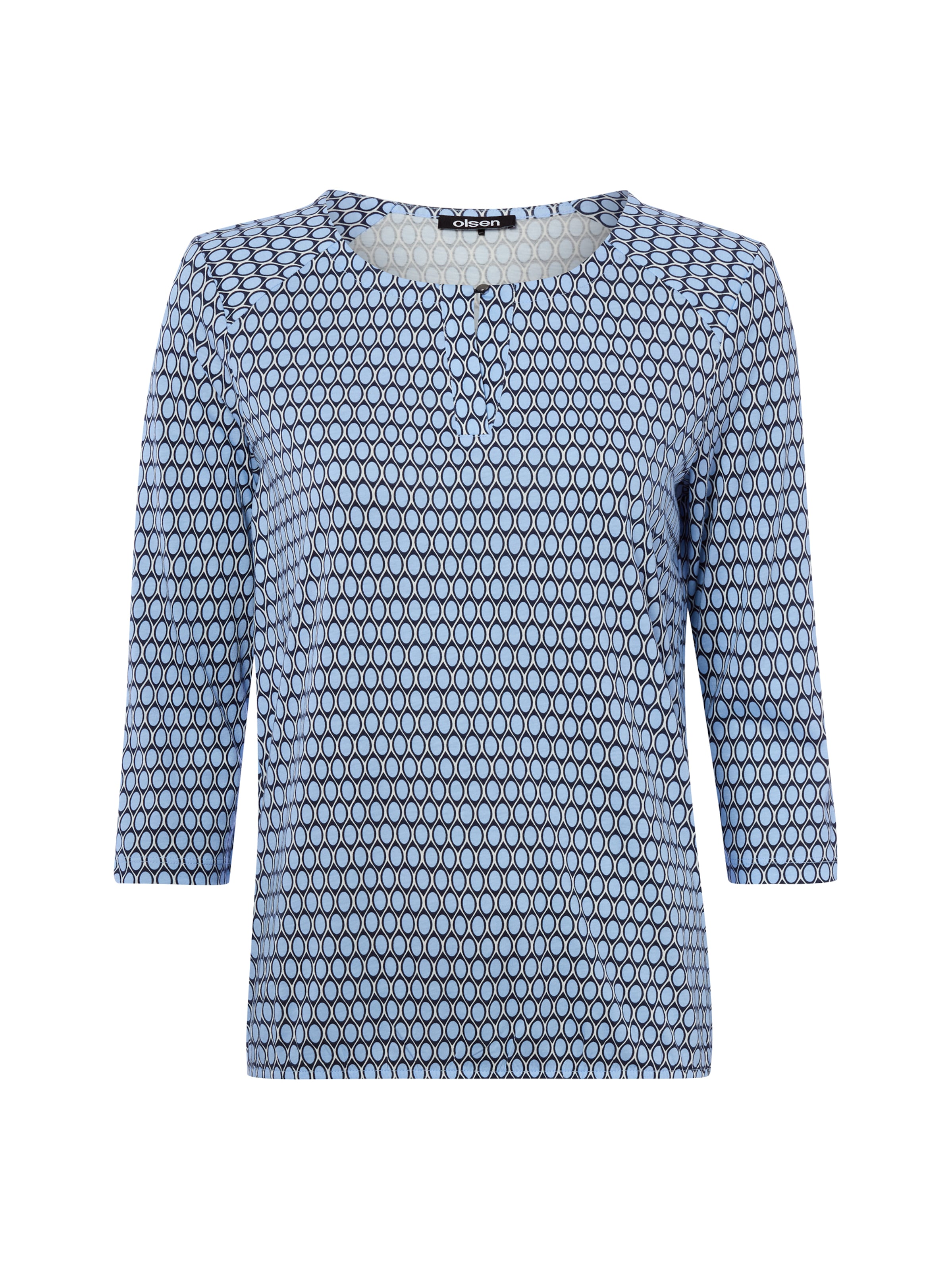 Olsen Shirt in Blau: Vorderseite