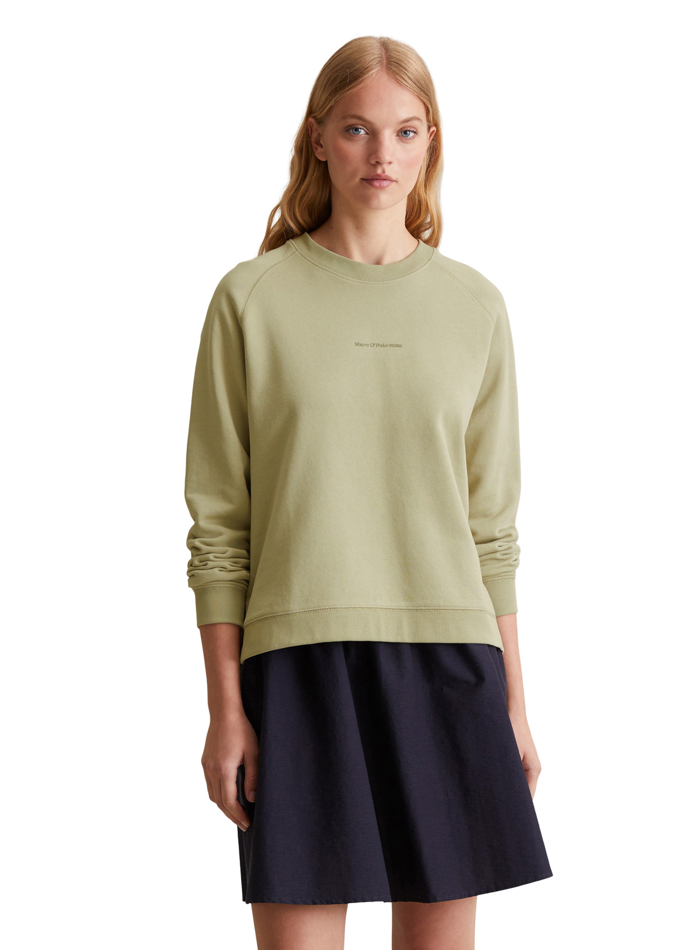 Marc O'Polo DENIM Sweatshirt in Grün: Vorderseite