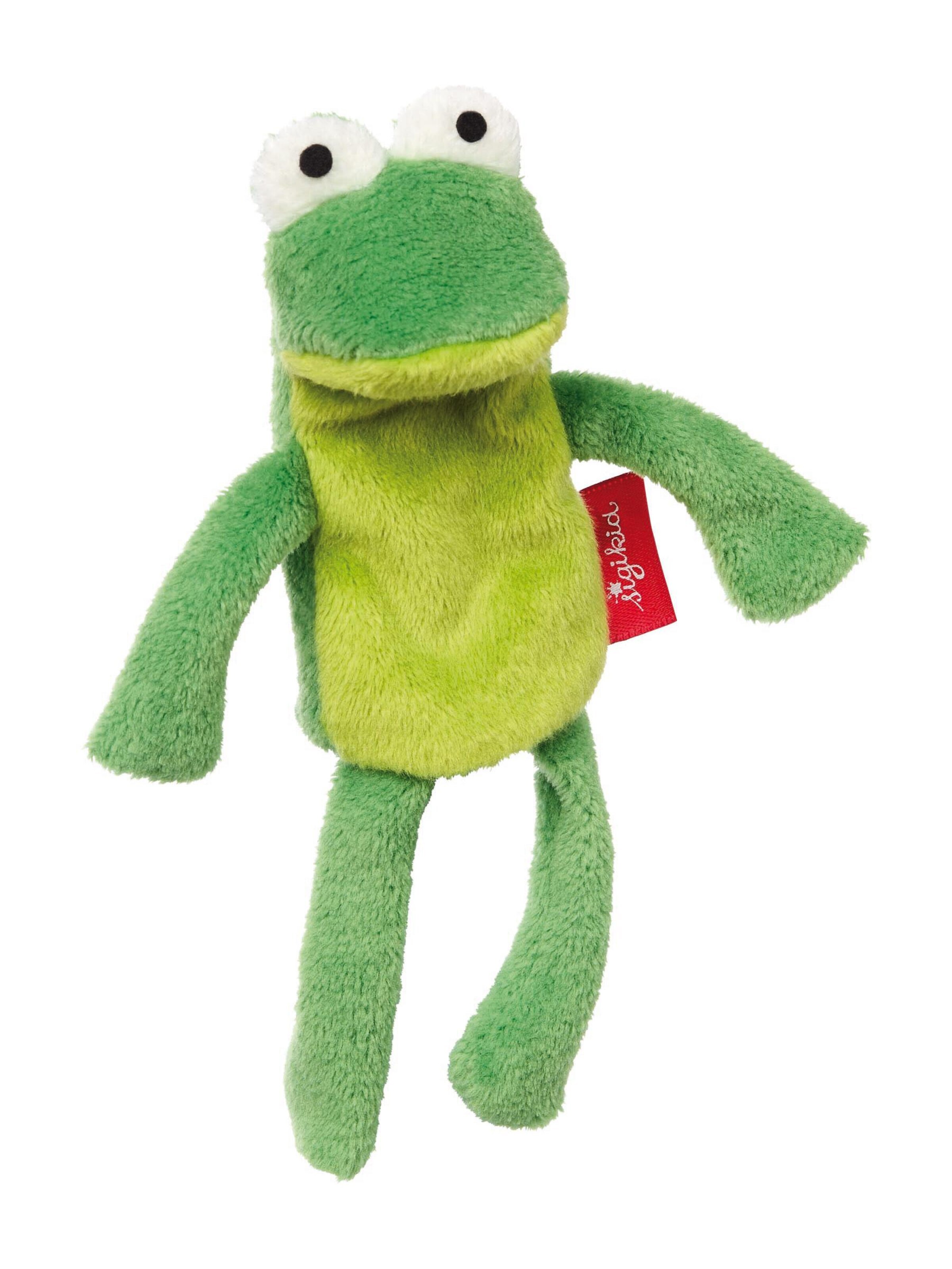 SIGIKID Stuffed animals 'Fingerpuppen-Set My Little Theatre' in Green