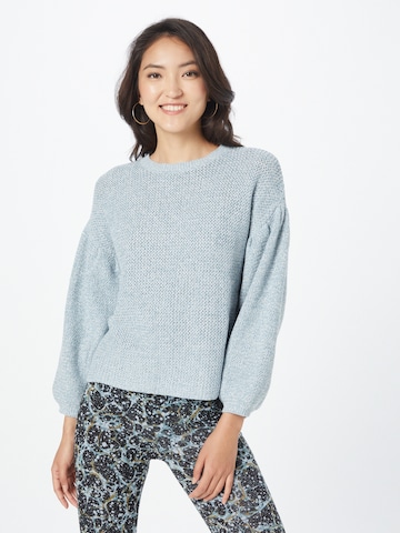 Thought Sweater in Blue: front