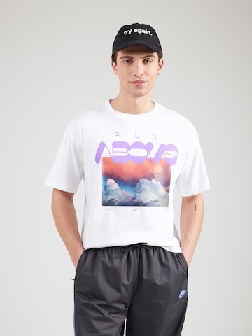 T-Shirt 'ABOVE' Nike Sportswear en blanc : devant