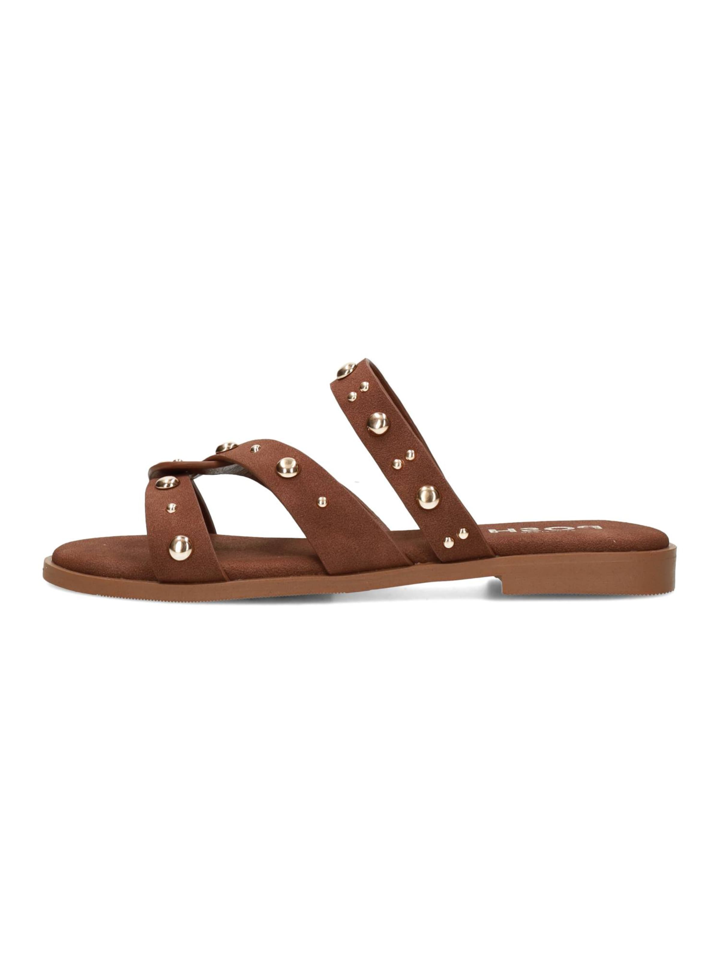 Mule 'LINDE ' POSH by Poelman en marron : devant