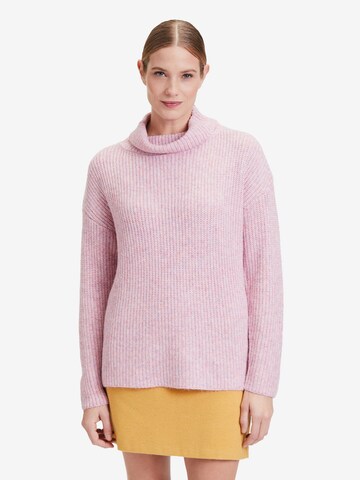 Pull-over Cartoon en rose : devant