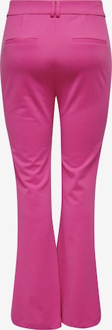 ONLY Flared Pleated Pants 'PEACH' in Pink