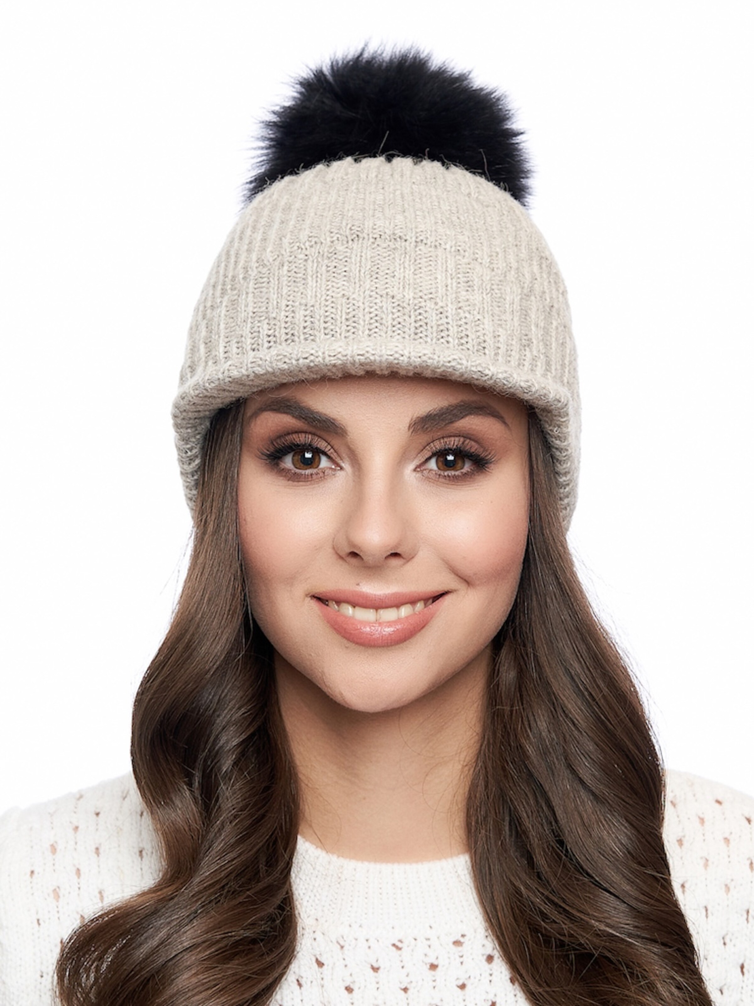Marhatter Beanie in Beige: front