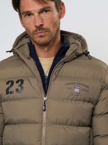 VINSON Zimní bunda 'Vance' – hnědá