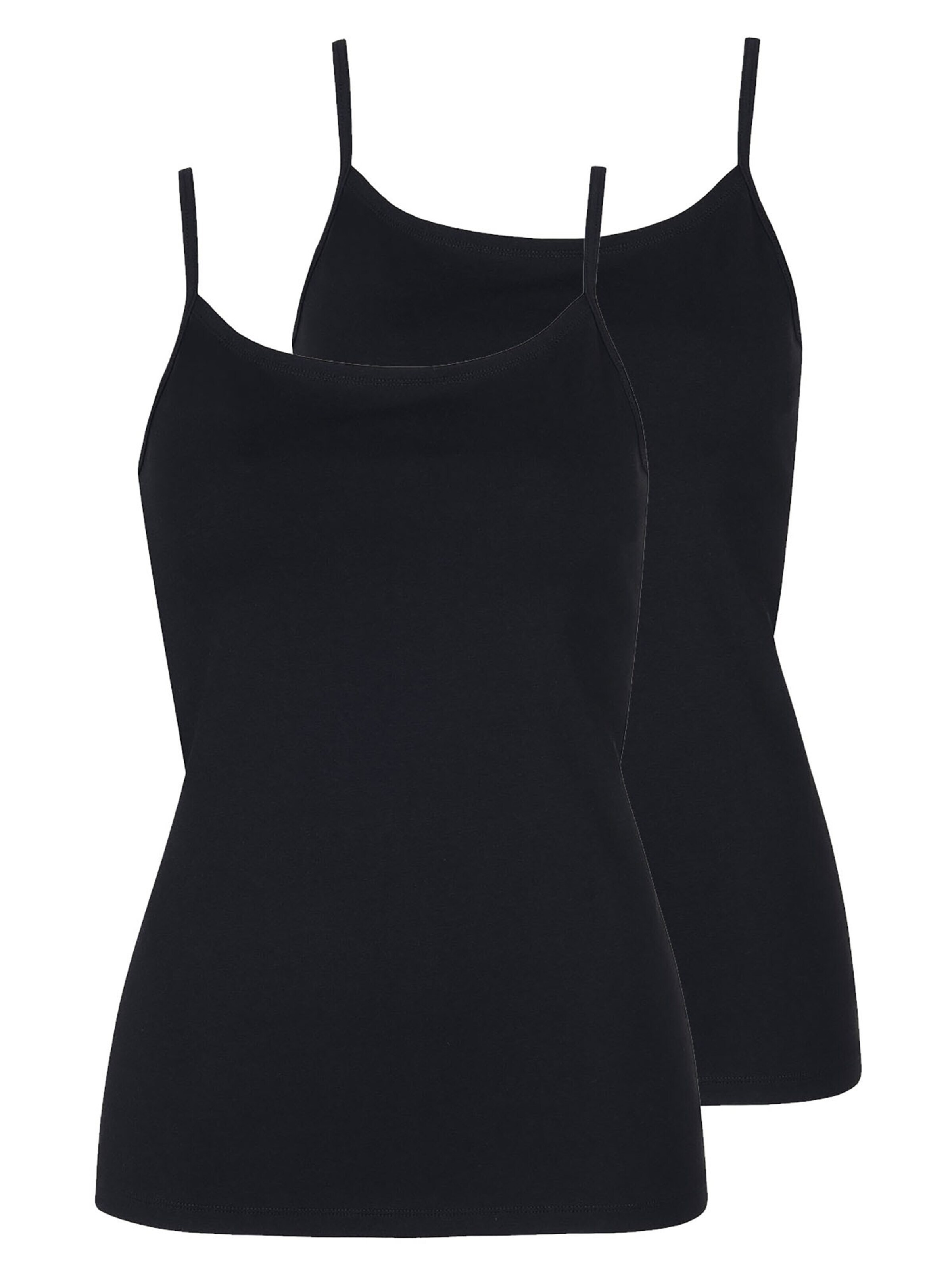Lisca Unterhemd 'Kaia'‌‌‌‌‌‌‌‌‌ in Schwarz: Vorderseite