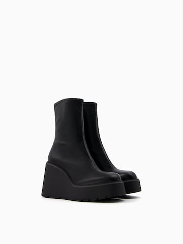 Bottines Bershka en noir