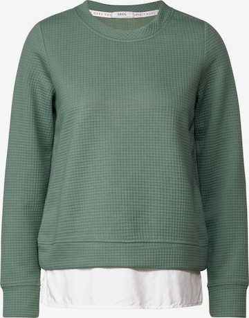 CECIL Sweatshirt in Green: front