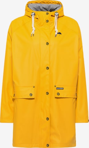 Manteau mi-saison Schmuddelwedda en jaune : devant