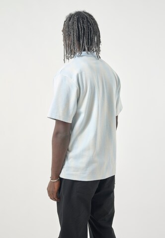 Cleptomanicx Polo-Shirt 'Ziggy' in Blau