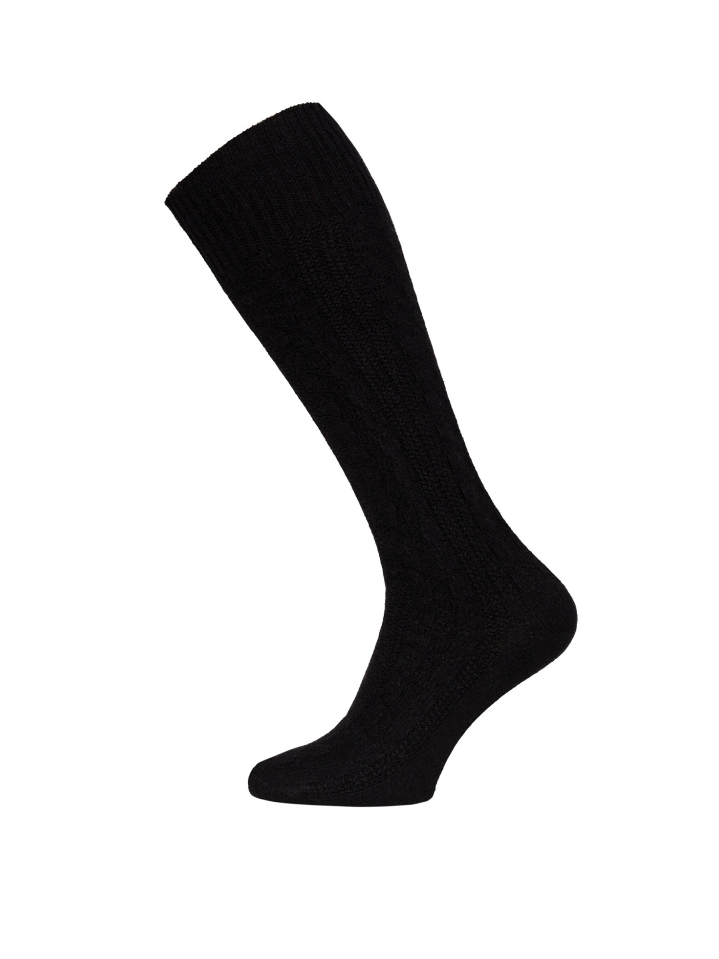 HomeOfSocks Kniestrümpfe 'HOSK702'‌‌‌‌‌ in Schwarz: Vorderseite