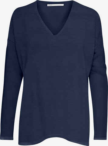 Pull-over 'AMALIA' ONLY en bleu : devant