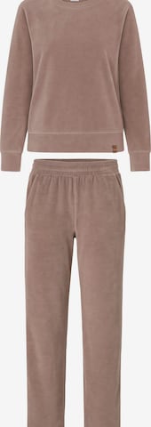 Vivisence Sweatsuit '9206kmpl' in Beige: front