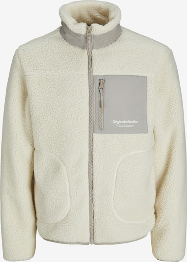 JACK & JONES Bluza polarowa 'Vesterbro' w kolorze szary / biały / offwhitem, Podgląd produktu