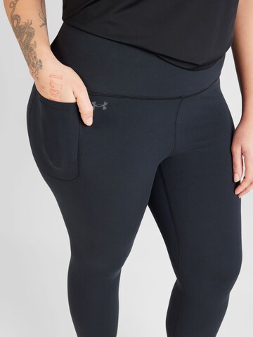 UNDER ARMOUR Skinny Sporthose 'Motion Ankle' in Schwarz