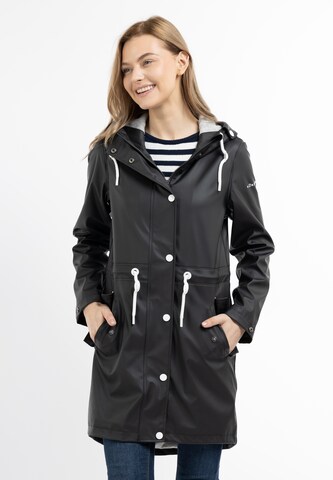 Manteau fonctionnel DreiMaster Maritim en noir : devant