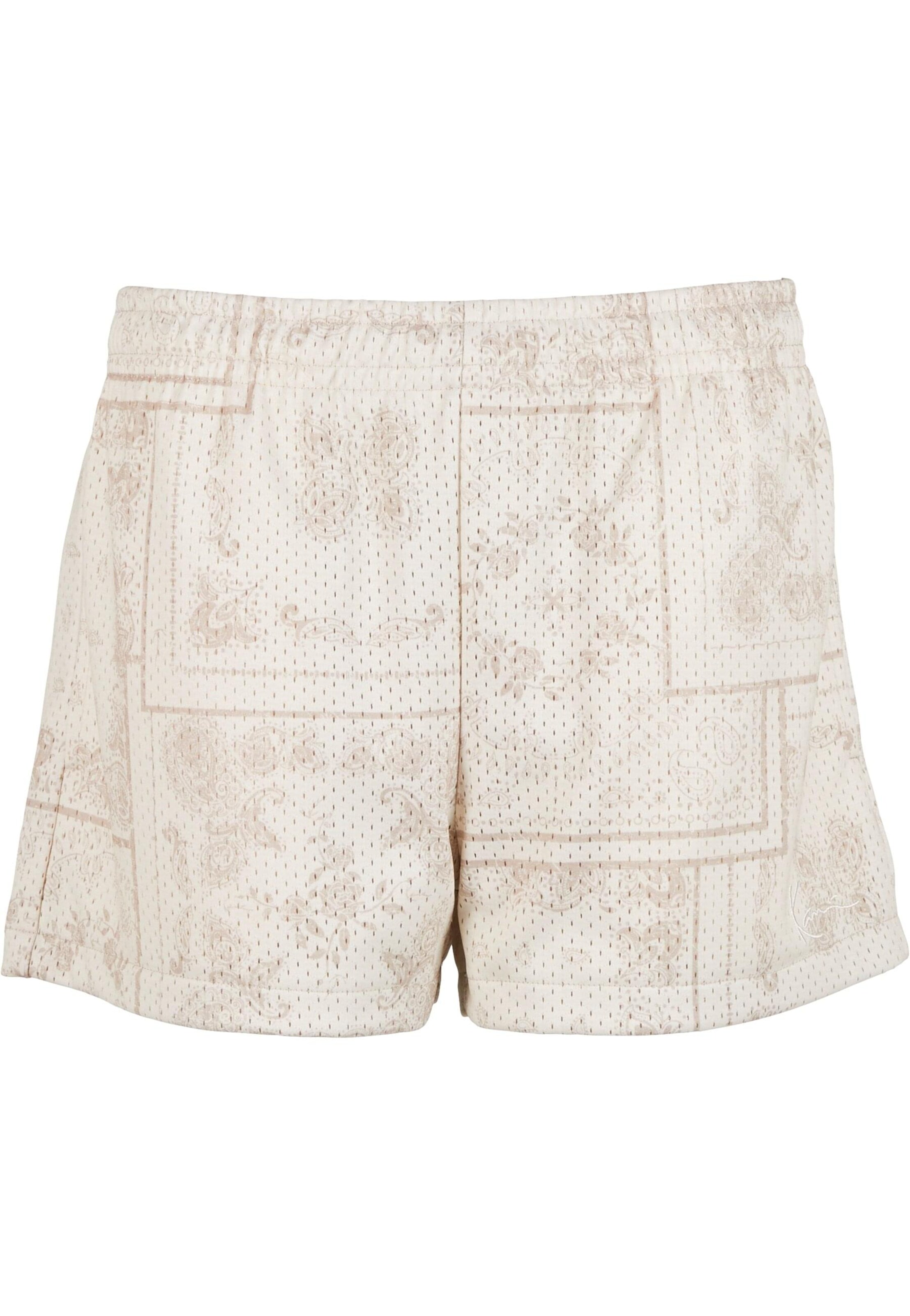 Karl Kani Regular Pants in Beige: front