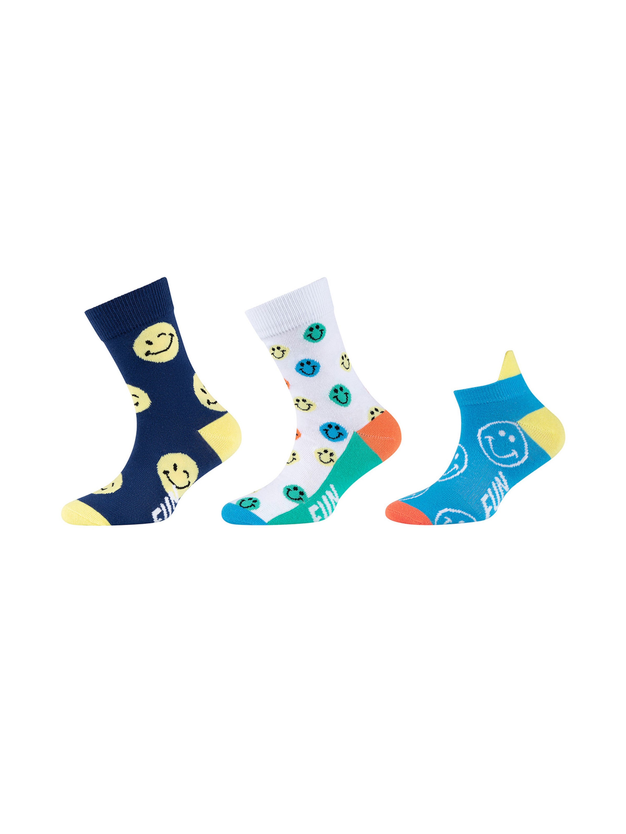 FUN Socks Sokken in Gemengde kleuren: voorkant