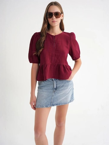 MixRay Blouse in Rood: voorkant