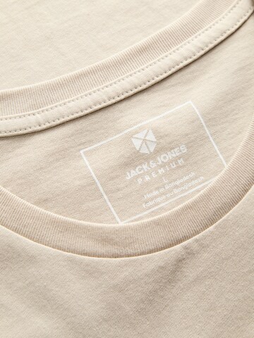 Jack & Jones Plus T-Shirt 'JPRBLUzane' in Beige