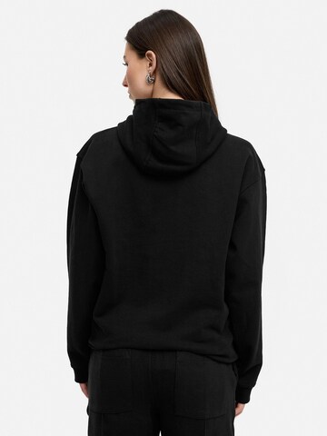 Daily Cotton Sweatjacke 'DCLUGO'‌‌‌‌‌‌‌ in Schwarz