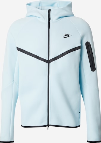 Nike SportswearGornji dio trenirke 'Tech Fleece' - plava boja: prednji dio