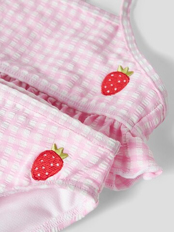 NAME IT Bralette Bikini 'NMFZammer' in Pink