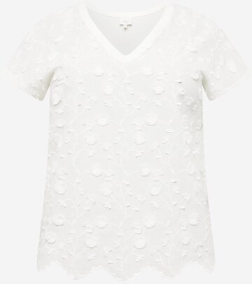 ONLY Carmakoma Blouse 'Carlulu' in White: front
