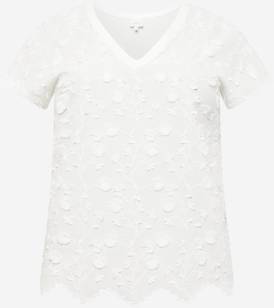 ONLY Carmakoma Pusero 'Carlulu' värissä valkoinen, Tuotenäkymä