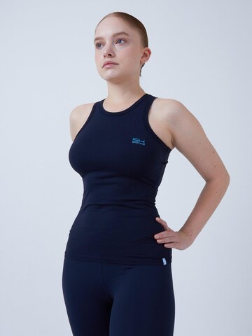 SPORTKIND Sporttop 'Tanktop High Neck' in Blau