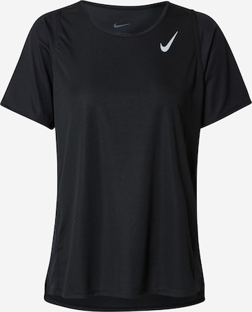 Tricou funcțional de la NIKE pe negru: față