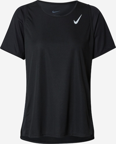 Tricou funcțional NIKE pe negru / alb, Vizualizare produs