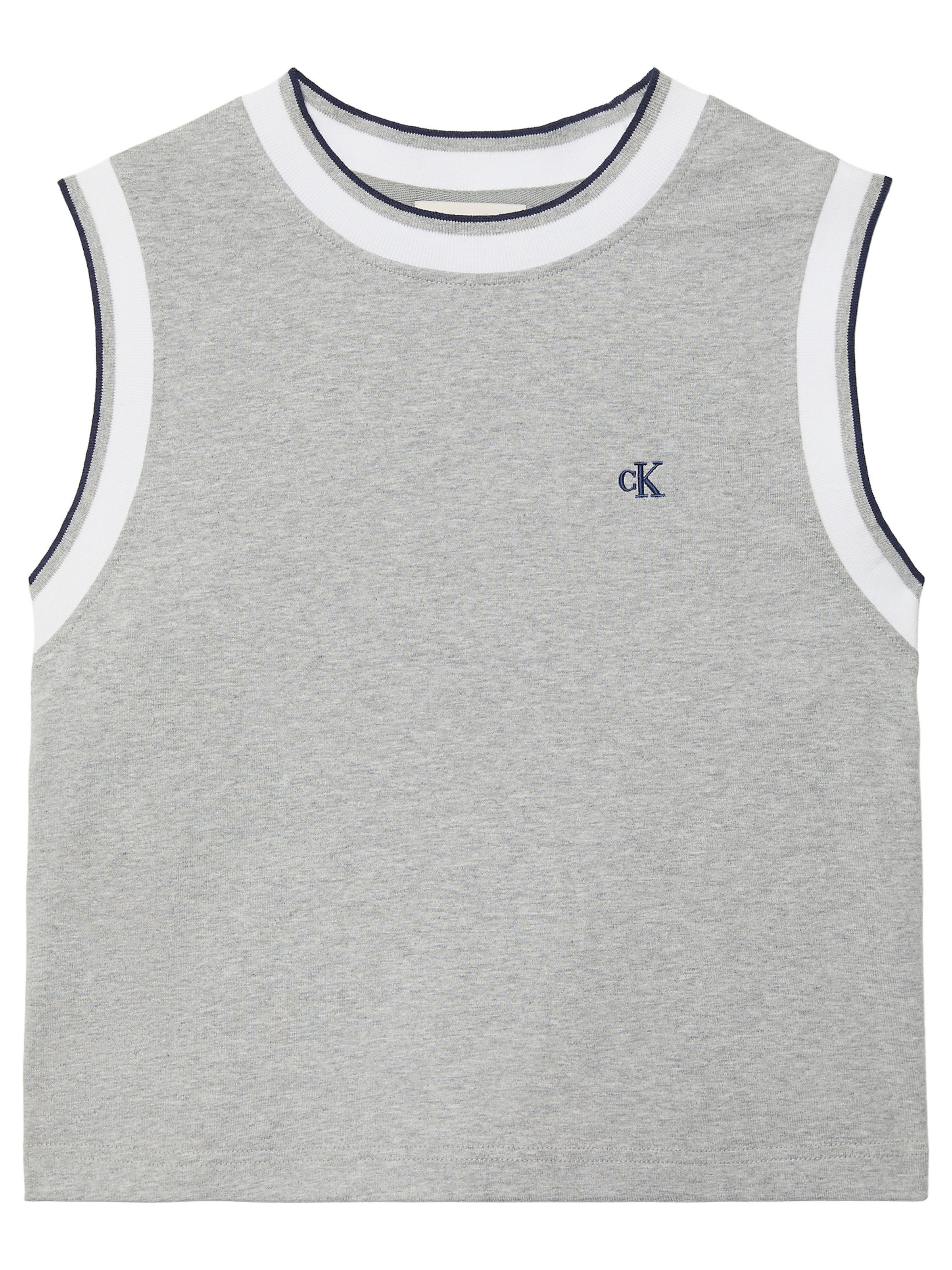 Haut Calvin Klein Jeans en gris : devant