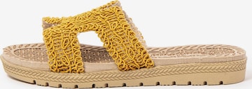 Brasileras Slippers 'Braida' in Yellow: front
