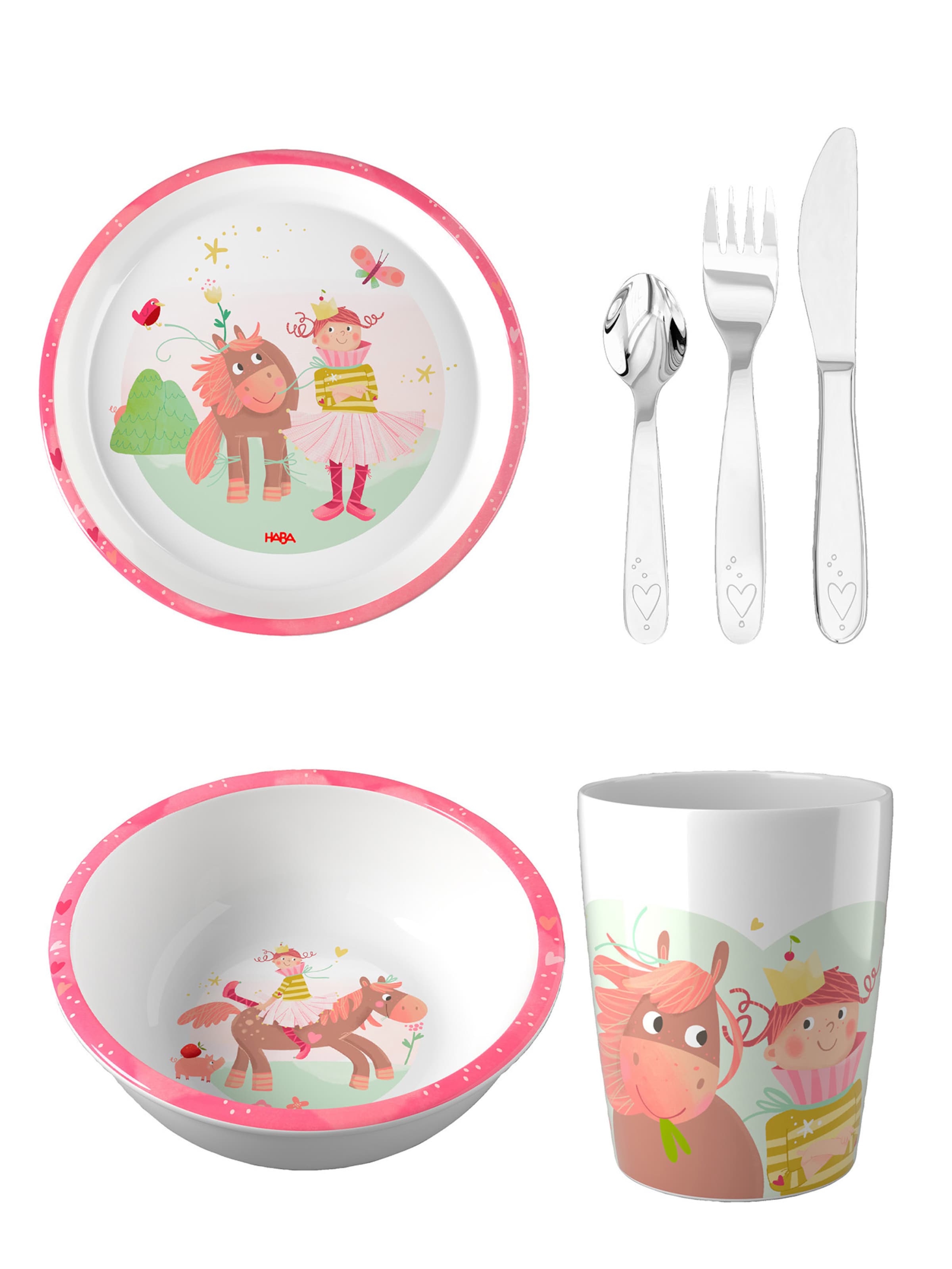 HABA Game ' Schüssel, Teller, Becher & Besteck ' in Mixed colours: front