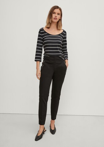 Coupe slim Pantalon COMMA en noir