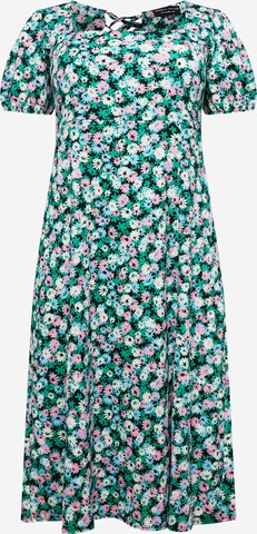 Dorothy Perkins Curve Letní šaty – zelená: přední strana