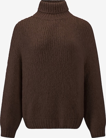SASSYCLASSY Oversizepullover in Braun: Vorderseite