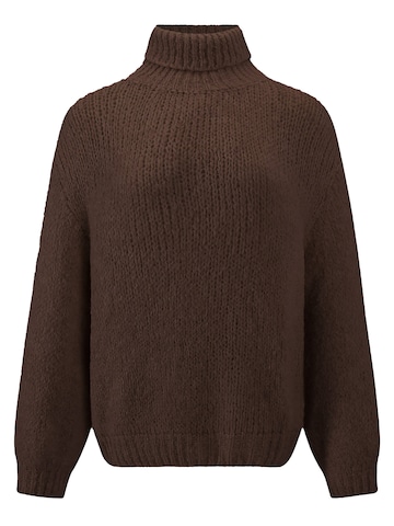 SASSYCLASSY Oversizepullover in Braun: Vorderseite